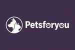 Logo Petsforyou letras grandes con animalitos