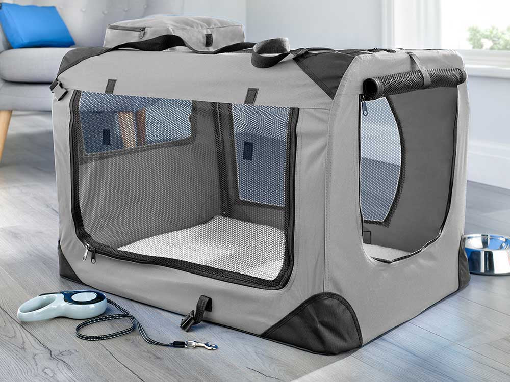 Bolsa transportín plegable para mascotas