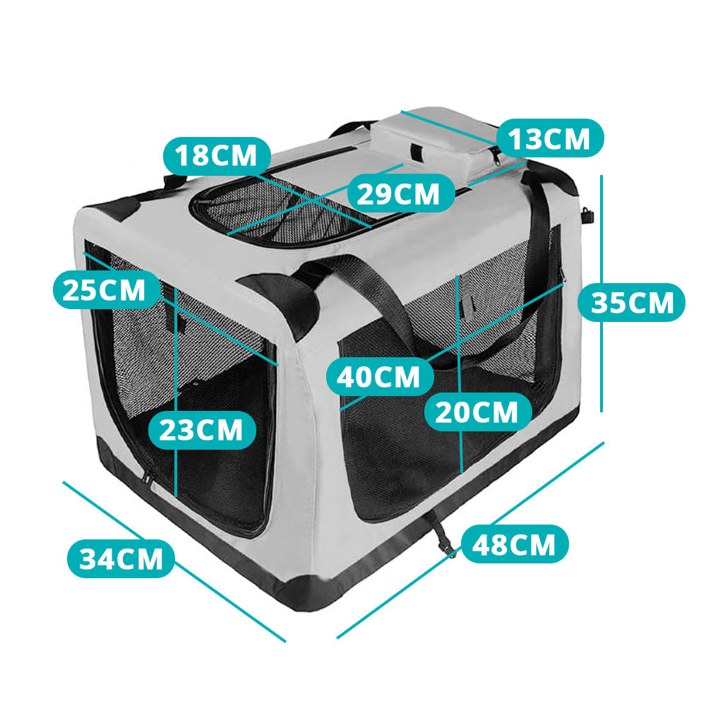 Bolsa transportín plegable para mascotas