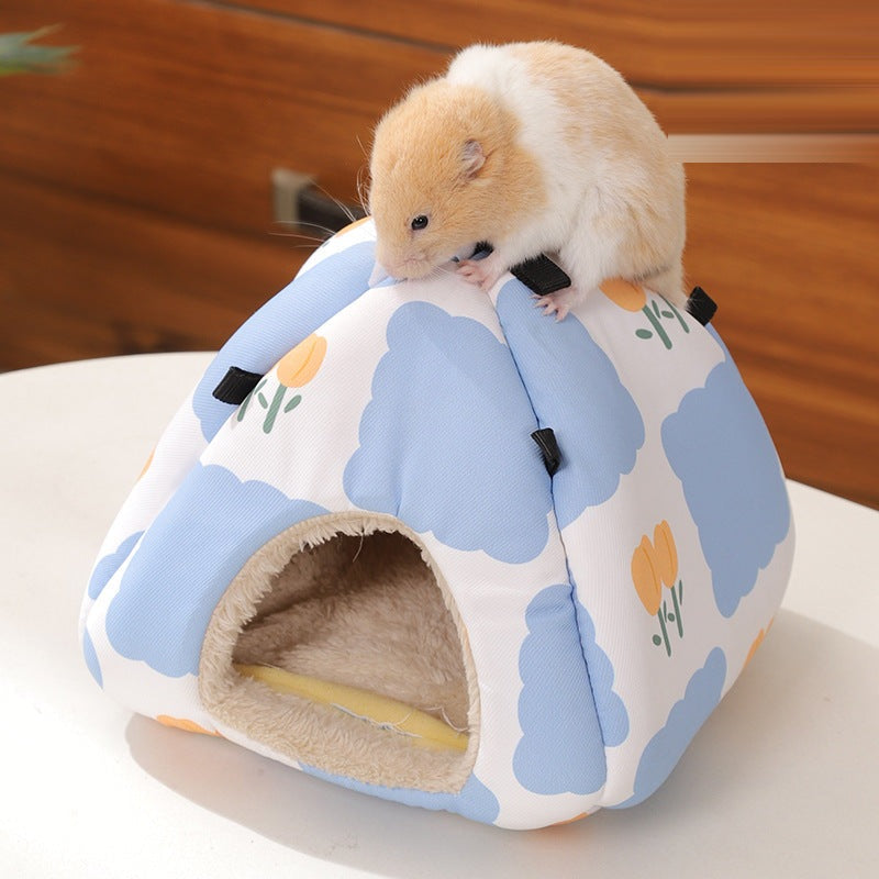Nido ventilado para hámster y mascotas pequeñas