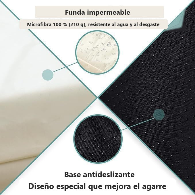 Cama ortopédica para perros con espuma viscoelástica