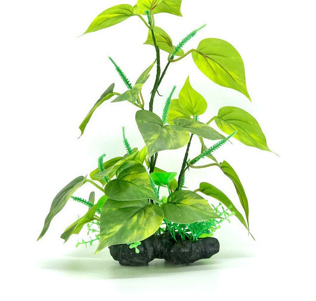 Planta artificial para acuaterrario