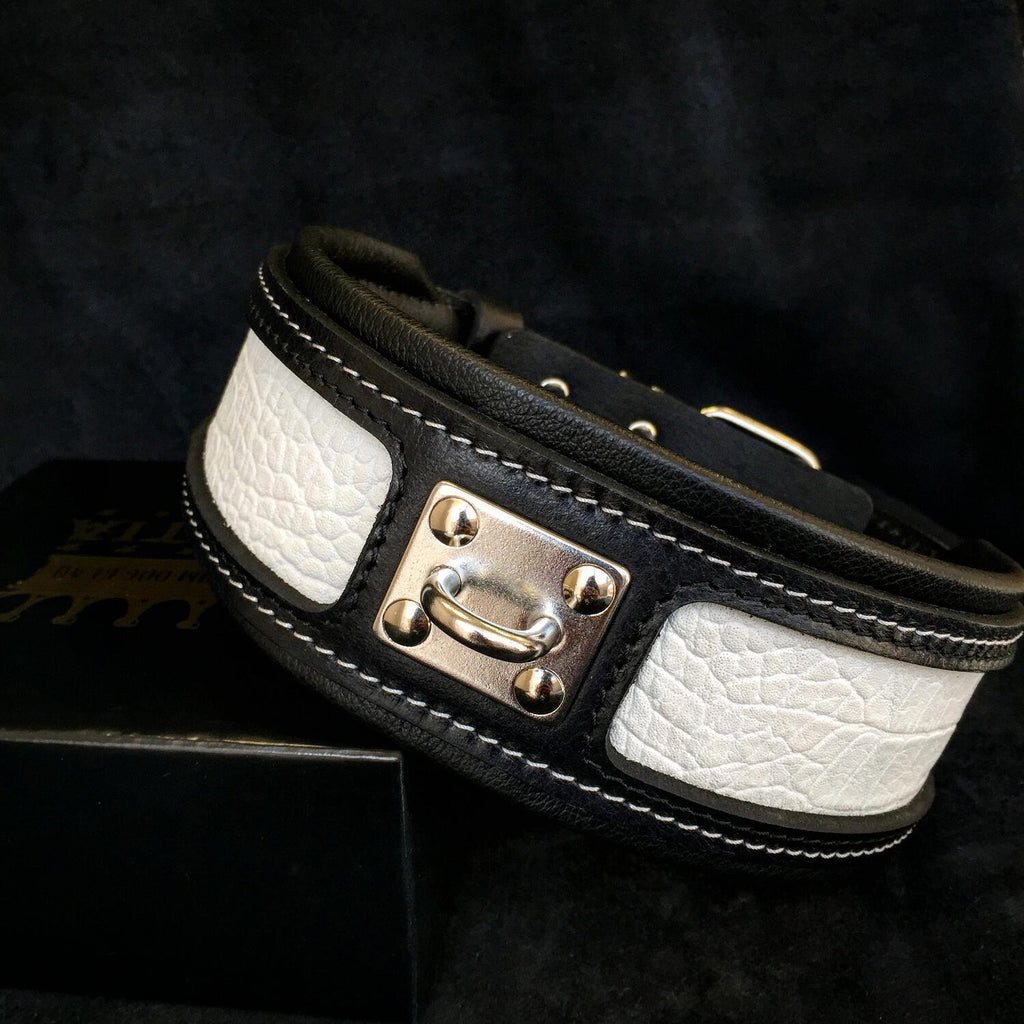 Collar Bestia Reptile de cuero con estampado para perros, foto 4 de 5