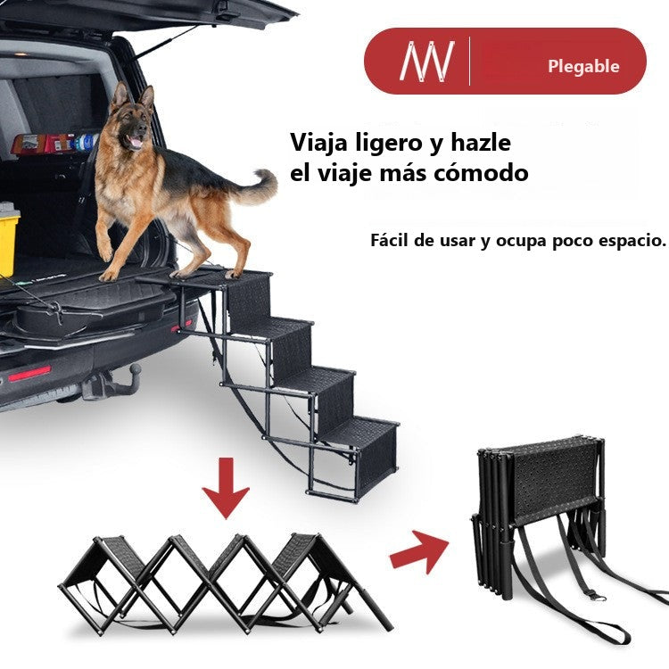 Escalera plegable para subir al coche para perros - foto 2