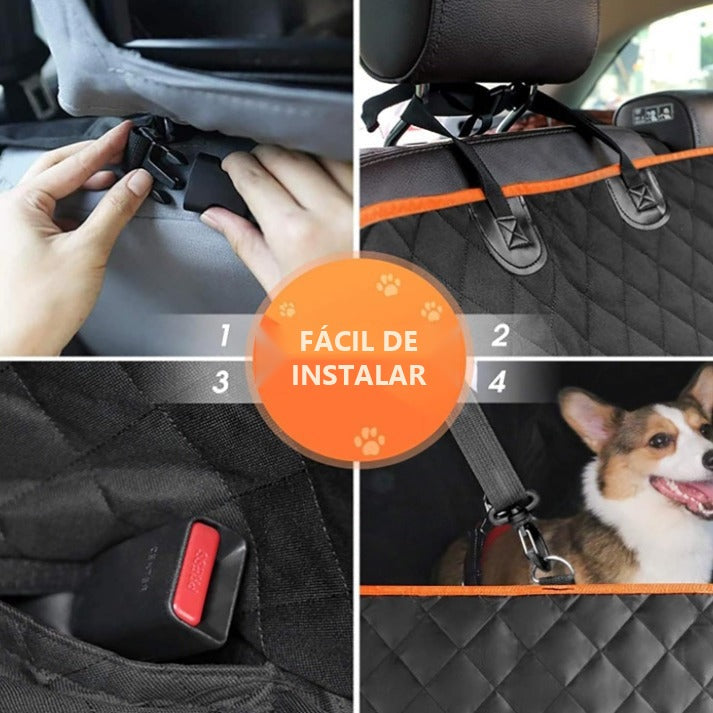 Funda protectora impermeable para asiento de coche para perros - foto 3