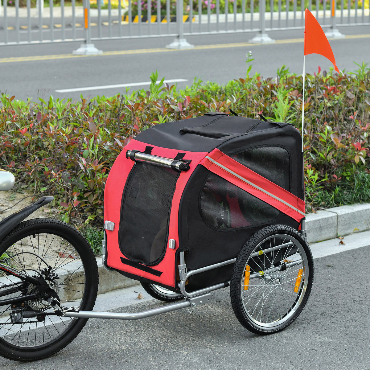 Remolque de bicicleta para perros hasta 30 kg