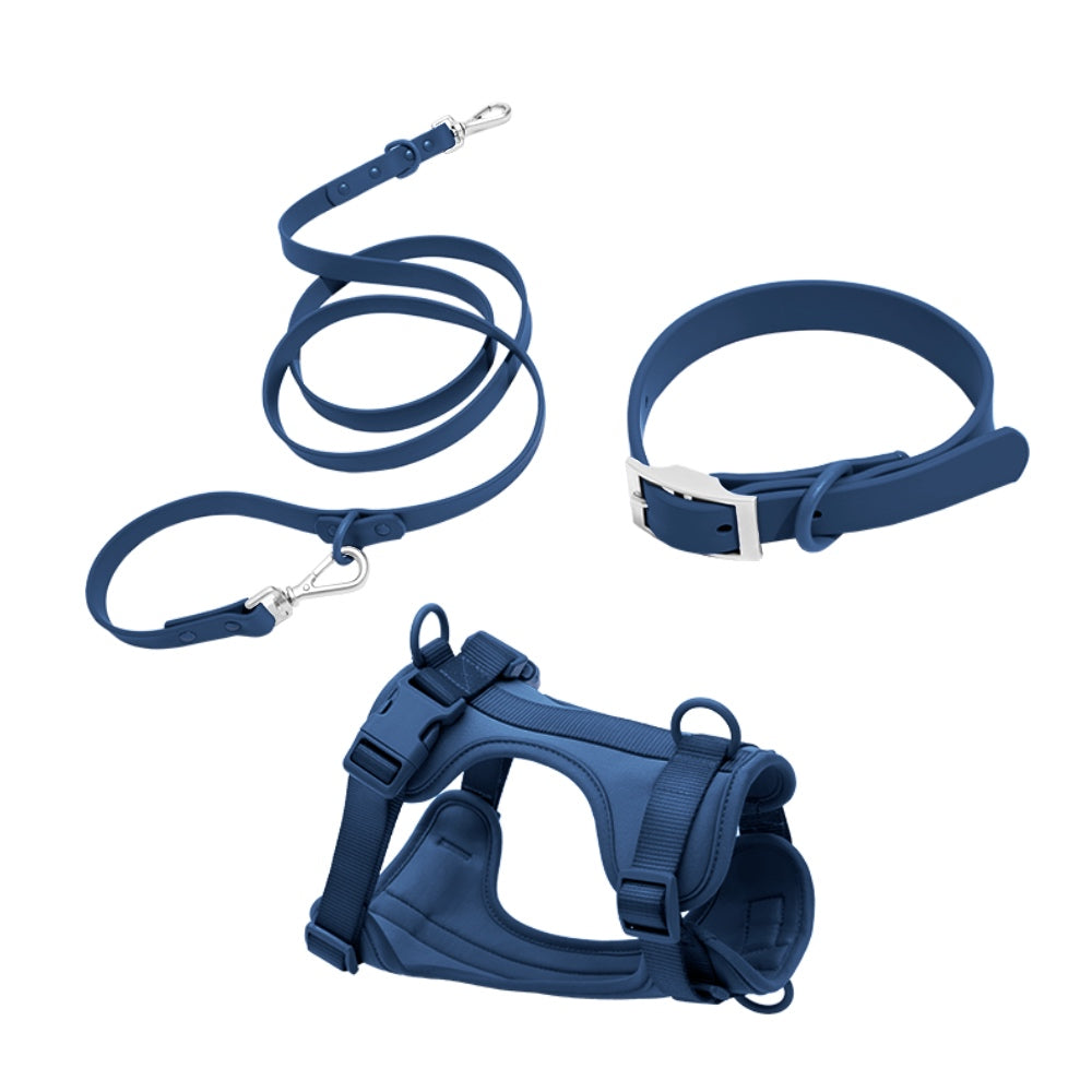 Fur & Whiskers set de paseo para perros – Midnight
