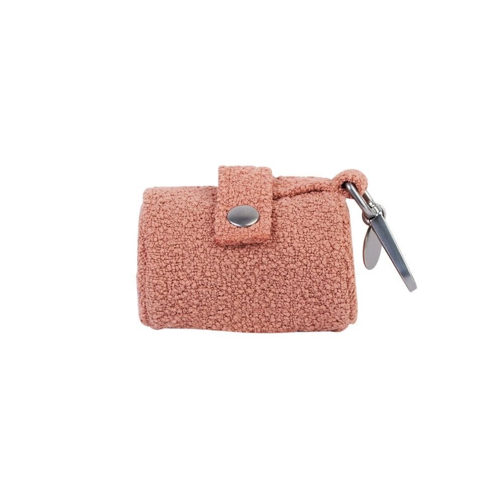 Portabolsas de Bouclé Color Nube para Paseos – Terracota