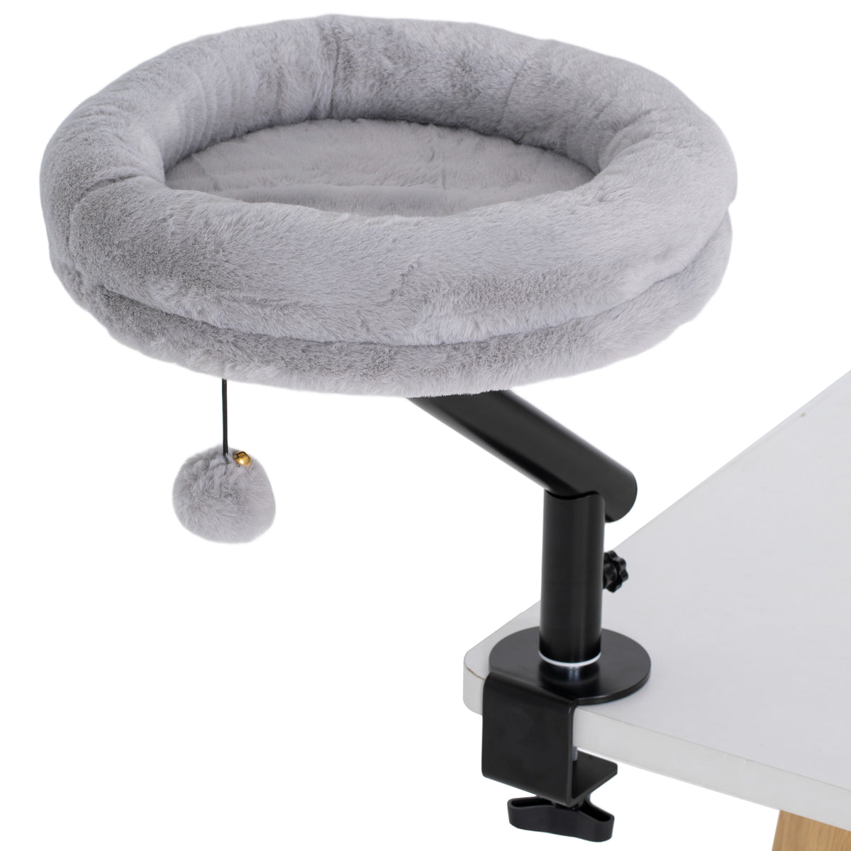 Cama de escritorio para gatos giratoria y ajustable