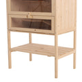 Jaula de madera de pino de 5 pisos para hámsters y roedores, 60 x 40 x 120 cm