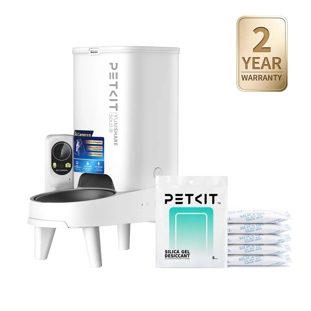 PETKIT YumShare Solo 2 · Comedero automático con cámara y reconocimiento facial, foto 2 de 6